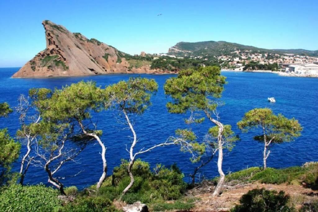 L'orée de la plage: appt. tout confort 4/6 pers. 400 m de la plage La Ciotat Exterior foto