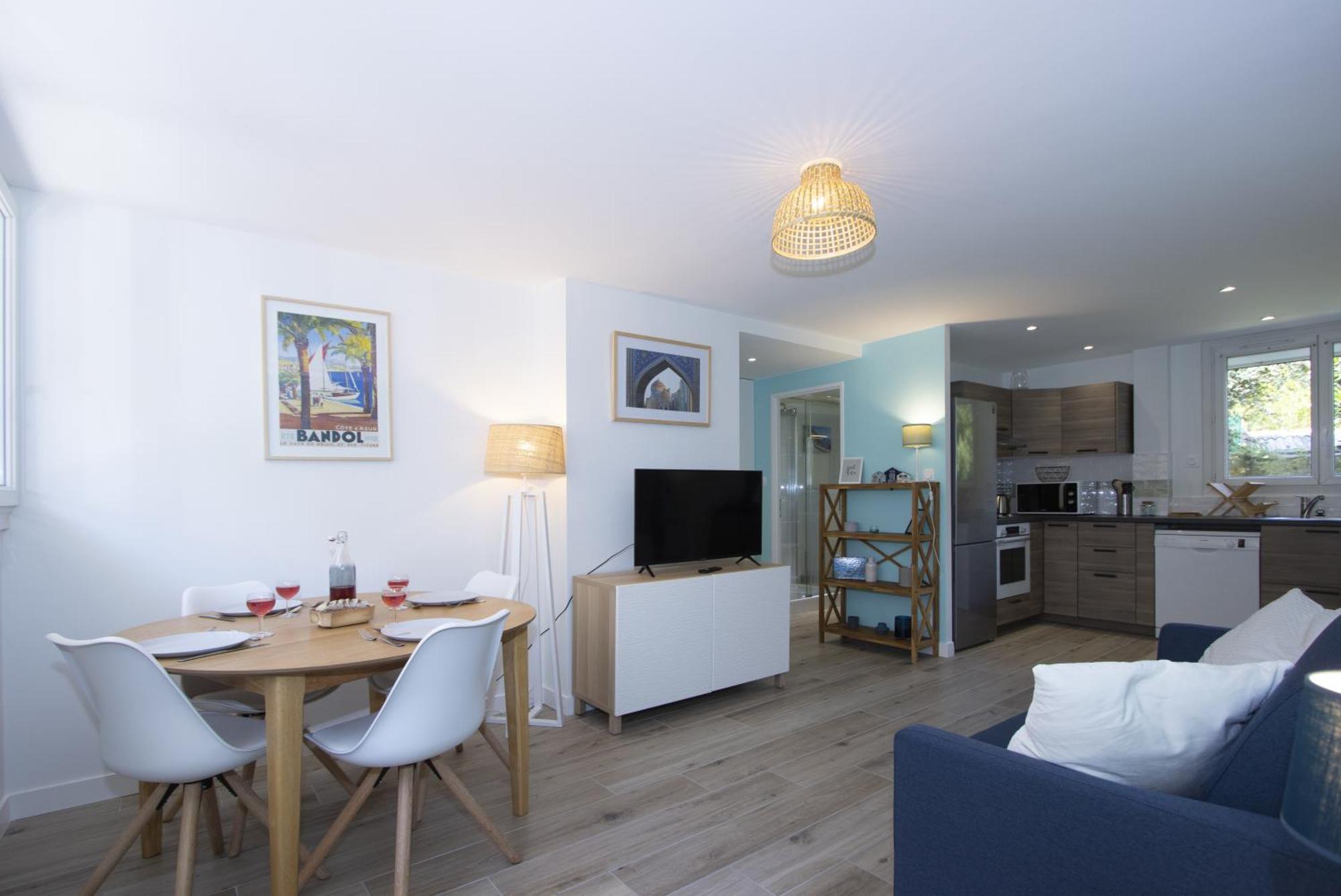 L'orée de la plage: appt. tout confort 4/6 pers. 400 m de la plage La Ciotat Exterior foto